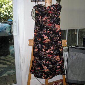 Free People Tropical Print Sundress SZ 12 Like New